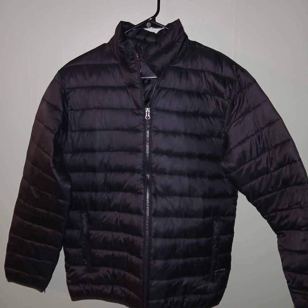 Swiss Tech Men's Dark Puffer Jacket